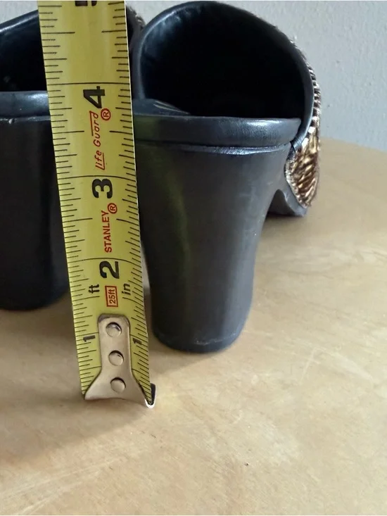 Dansko zebra calf hair clog heels size 42 11/11.5 zebra animal print - Picture 7 of 9